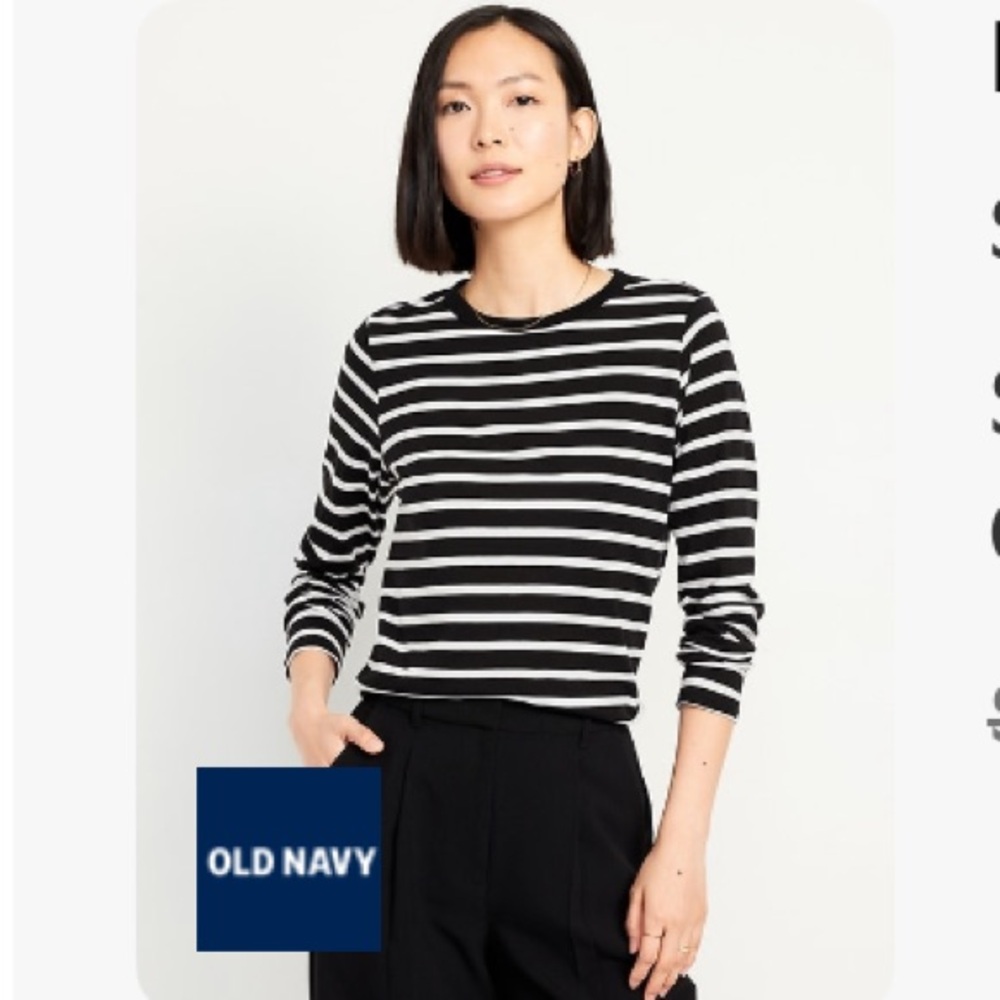 Striped Black and White Long Sleeve